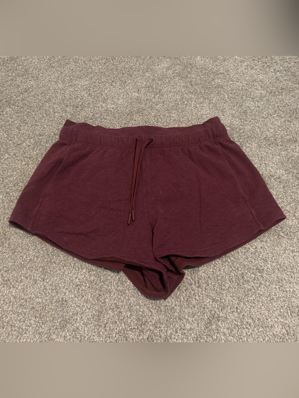 Lululemon heathered red shorts
